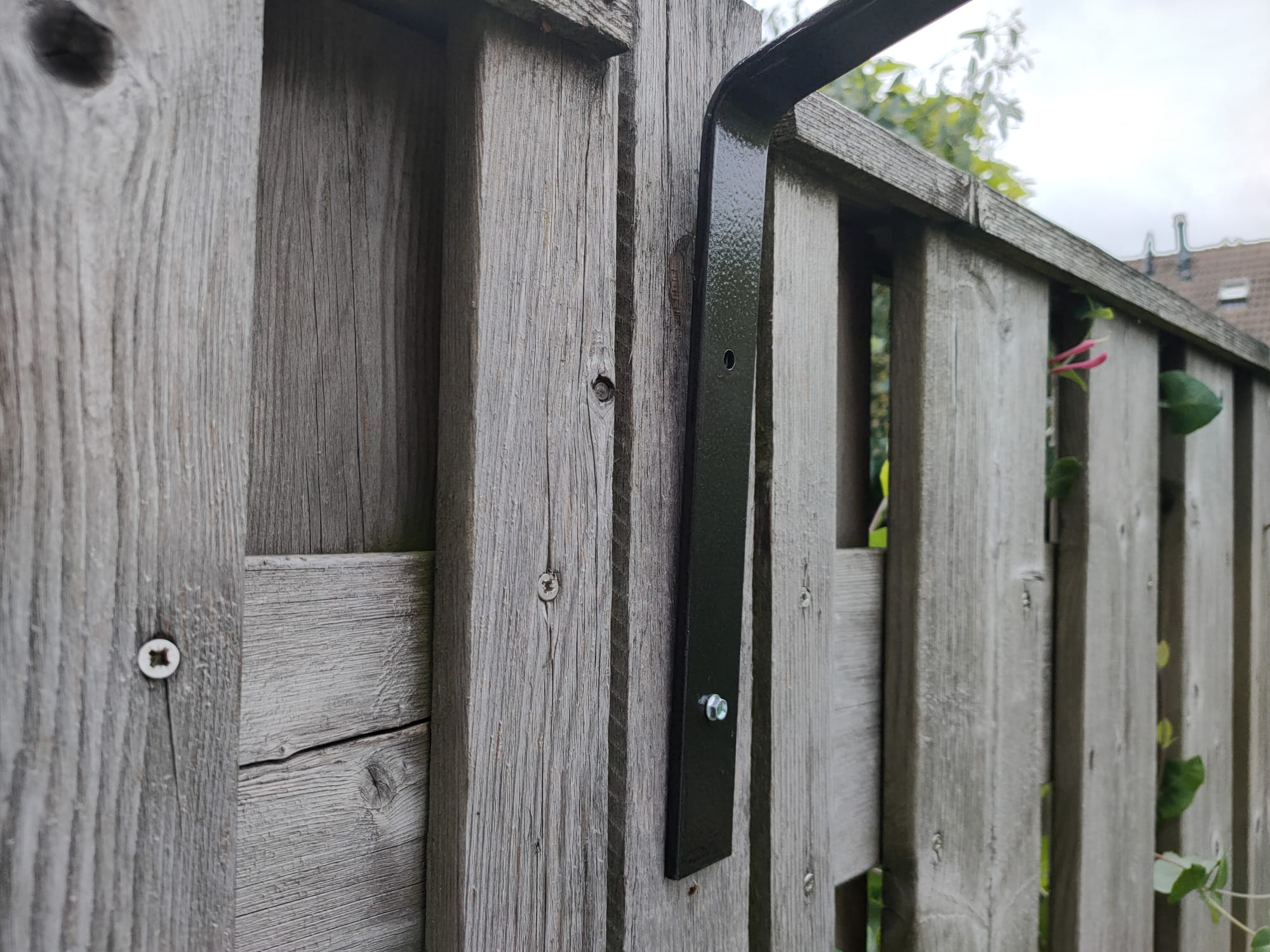 close up beugel schutting