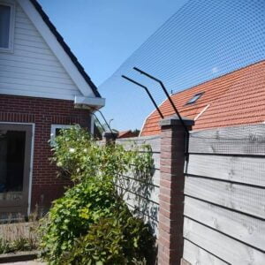 schutting met afscherming kat / poes